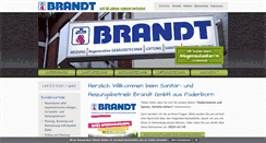 Desktop Screenshot of brandt-pb.de