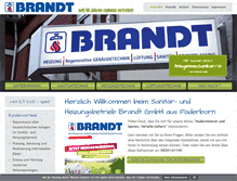 Tablet Screenshot of brandt-pb.de